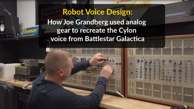 Joe Grandberg recreating the Cylon voice from Battlestar Galactica